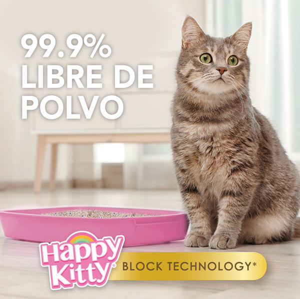HAPPY KITTY® ARENA SIN AROMA PARA GATO - 4 KILOS