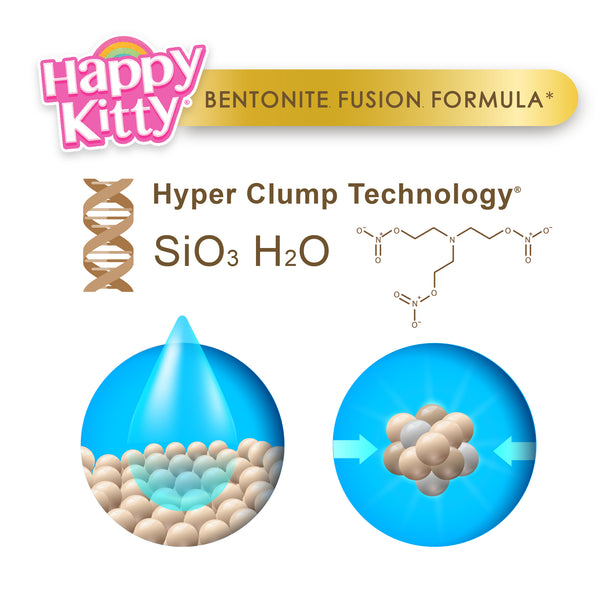 HAPPY KITTY® ARENA PARA GATO CON AROMA A LAVANDA - 4 KILOS