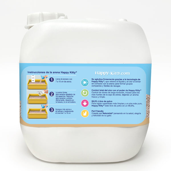 HAPPY KITTY® ARENA PARA GATO CON AROMA A LAVANDA - 4 KILOS
